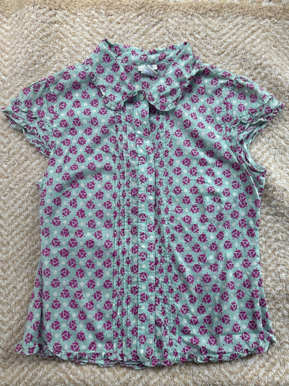 Odille Anthropologie Floral Print Blouse